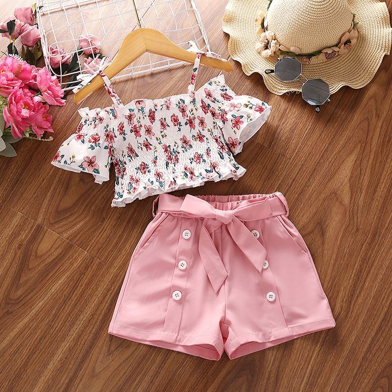 Baby Clothing Drawing - 90-140 Cm Baby Meisjeskleding Set Zomer