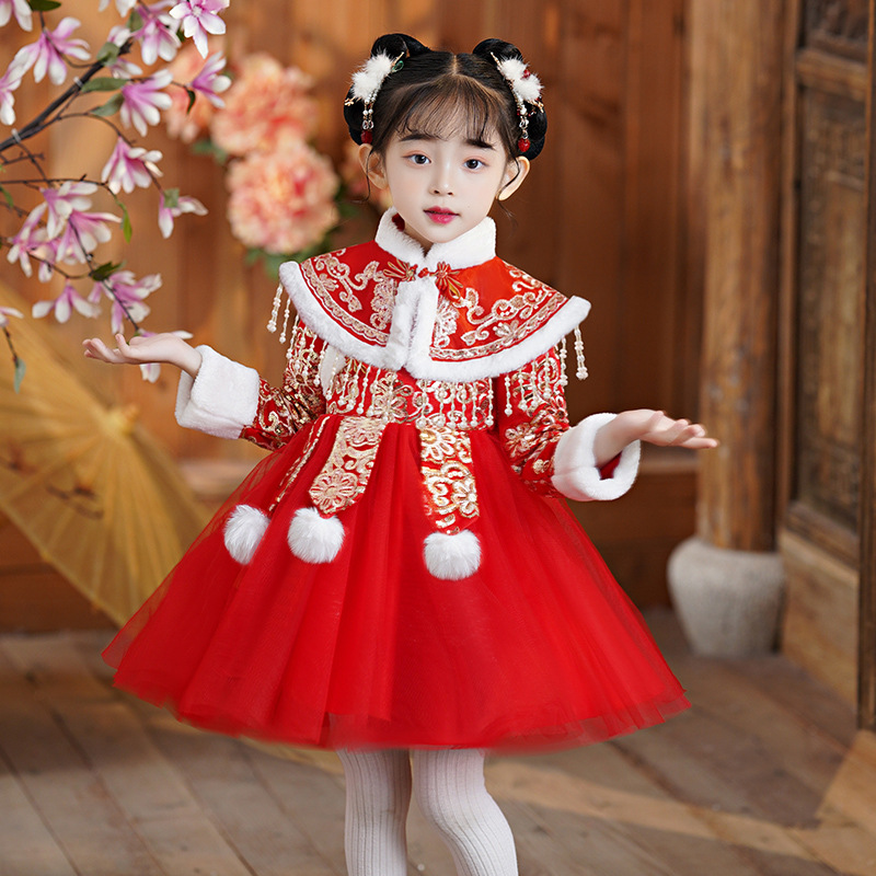 Baby Clothing Quilt - Rood meisje Chinees Nieuwjaar kleding nieuwe