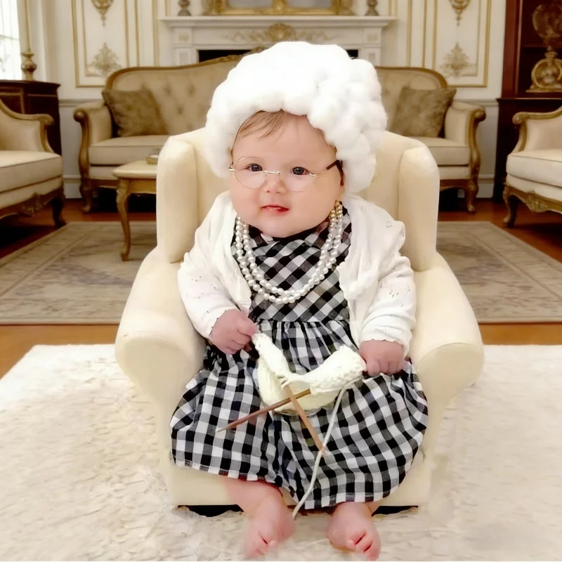 Baby Clothing Next - pasgeboren fotografie rekwisieten baby meisje oma
