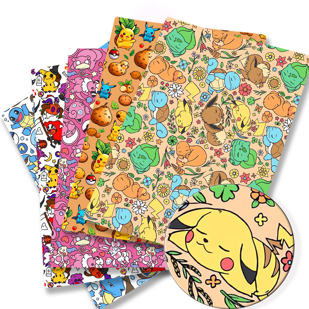 Baby Clothing Quilt - Pokemon Cartoon Fabric140*50cm Handgemaakte Naaien Patchwork