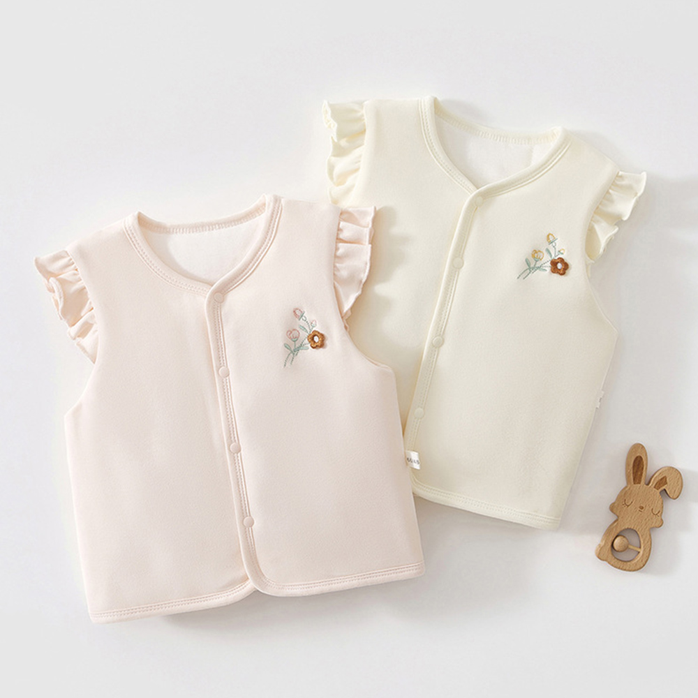 Baby Clothing Quilt - Babymeisje vest gewatteerd warm herfst winter