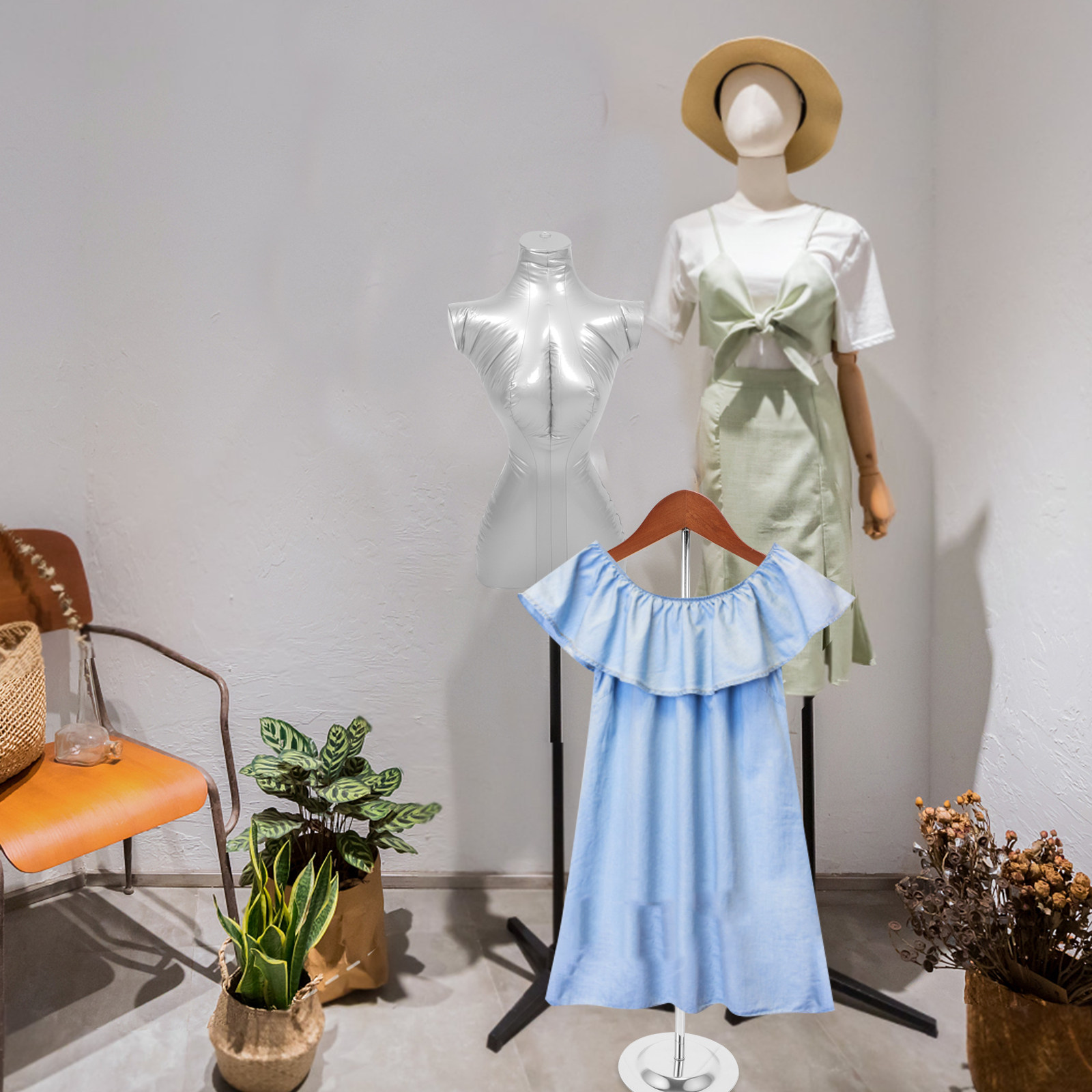 T-vormige kledingdisplaystanda - Baby Clothing Display Stand recensie en prijs
