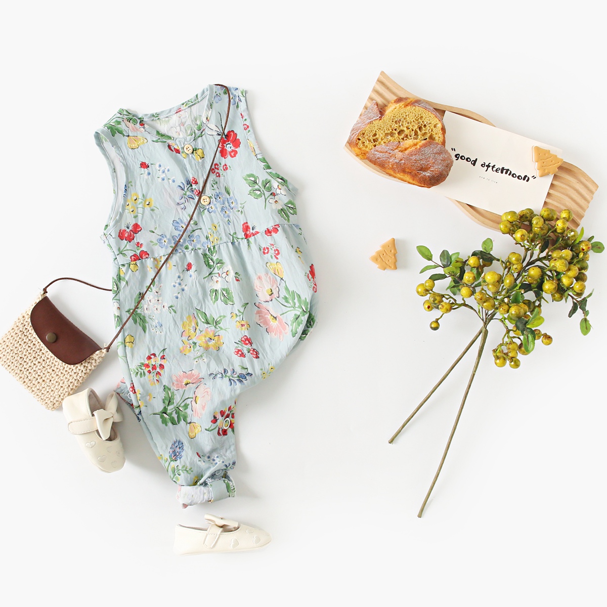 Bloemenrompertjes voor babymei - Baby Clothing Drawing recensie en prijs