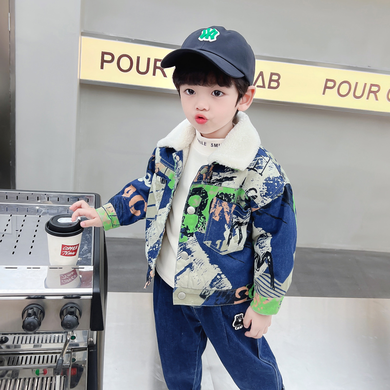 Kids Baby Warm Denim Jasje Par - Baby Clothing Drawing recensie en prijs