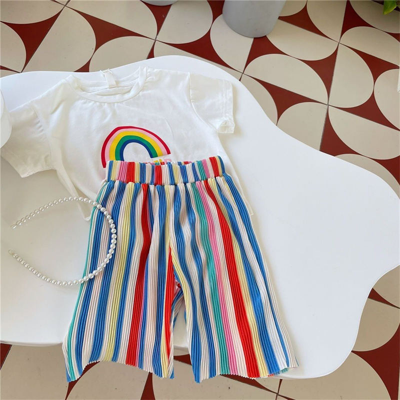2024 Kinderen Zomer Set Baby T - Baby Clothing Drawing recensie en prijs