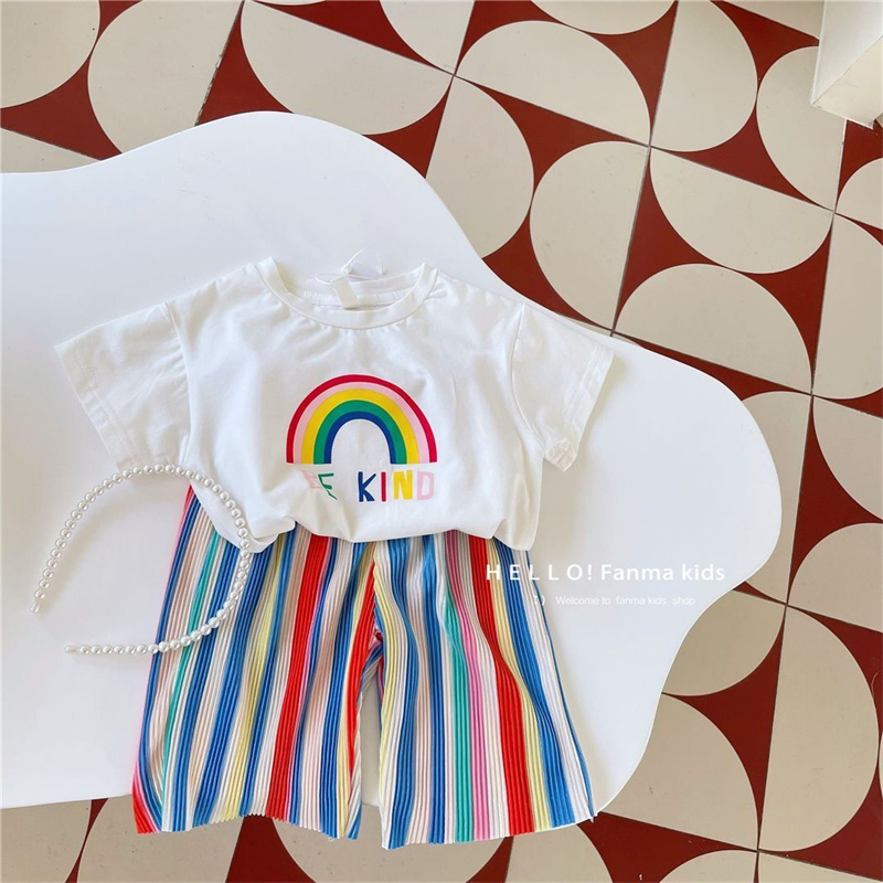 2024 Kinderen Zomer Set Baby T - Baby Clothing Drawing recensie en prijs