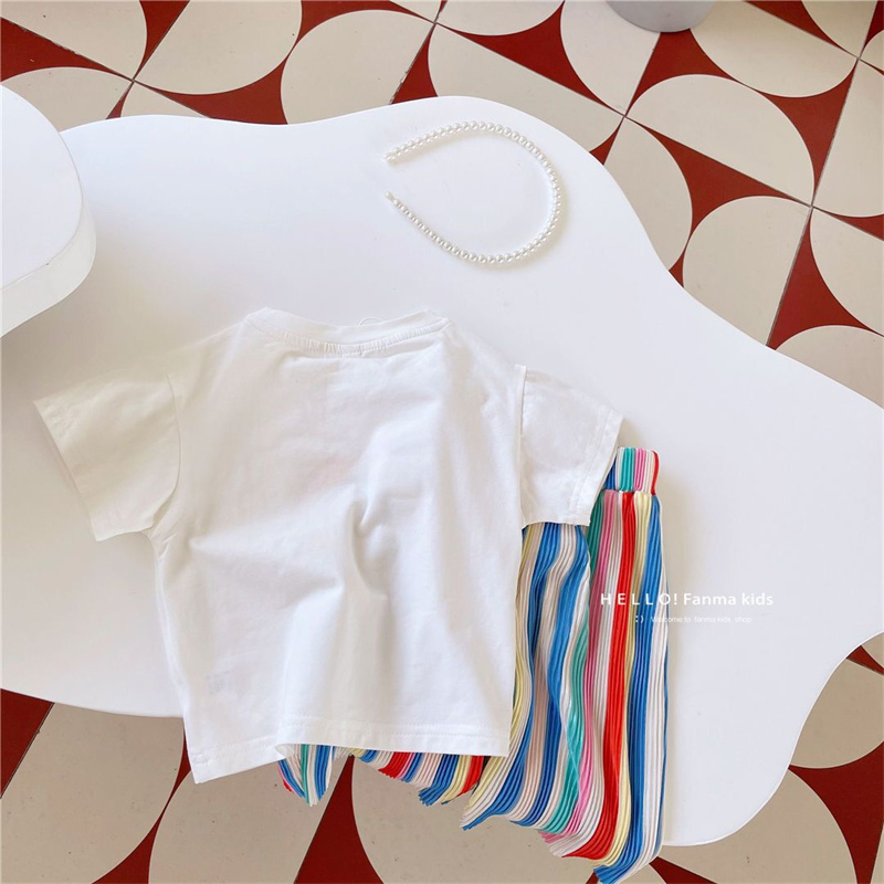 2024 Kinderen Zomer Set Baby T - Baby Clothing Drawing recensie en prijs