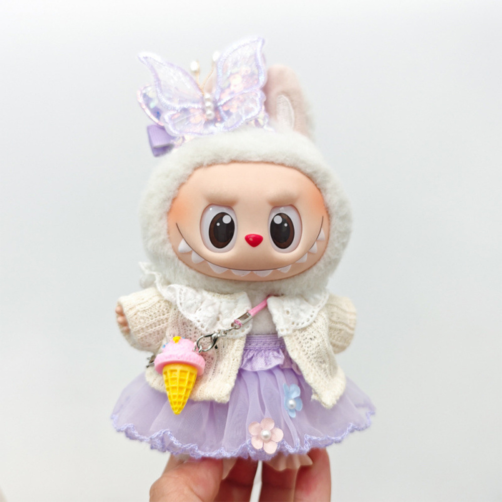 Voor 15-17 Cm Labubu V1 V2 V3  - Baby Clothing Crochet recensie en prijs